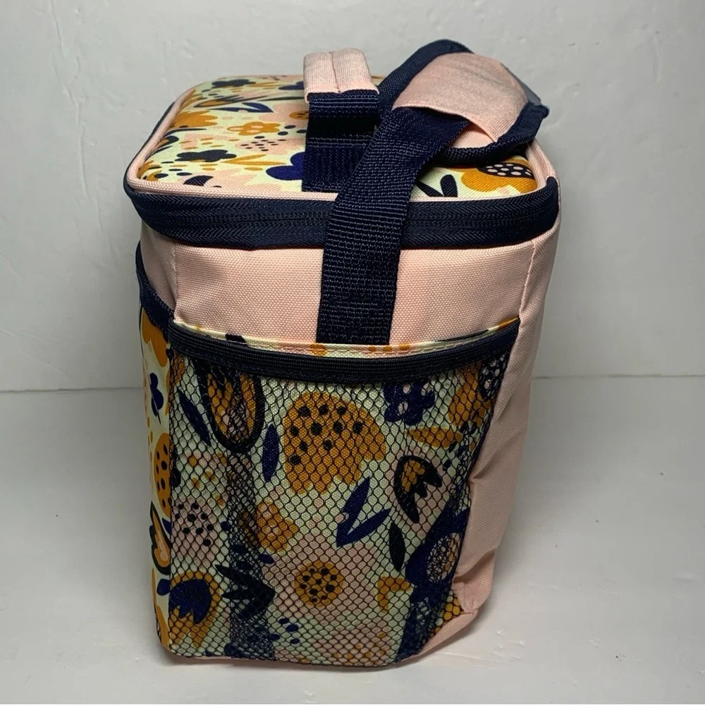 Igloo Lunch Cooler 9 Can Square Bag Retro Floral New